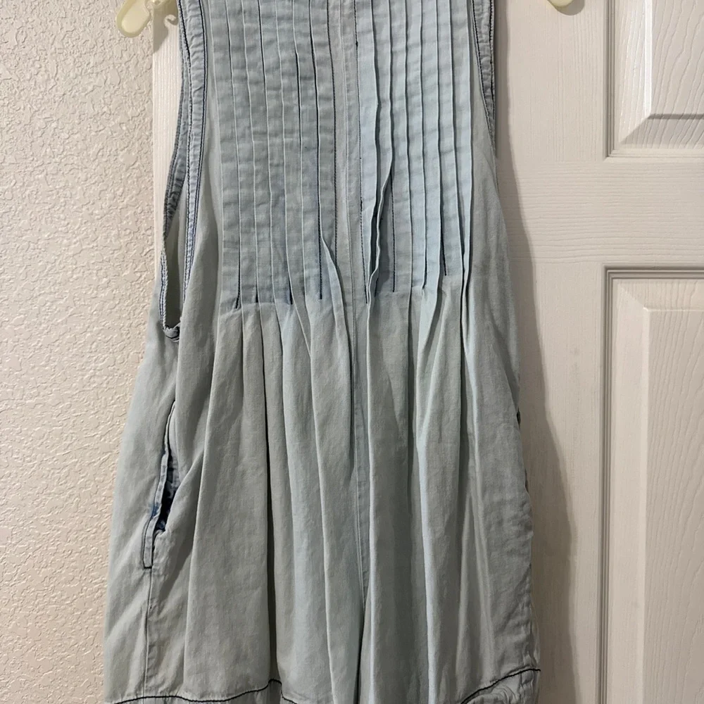 Free People Light Blue Webster romper - Picture 3 of 4